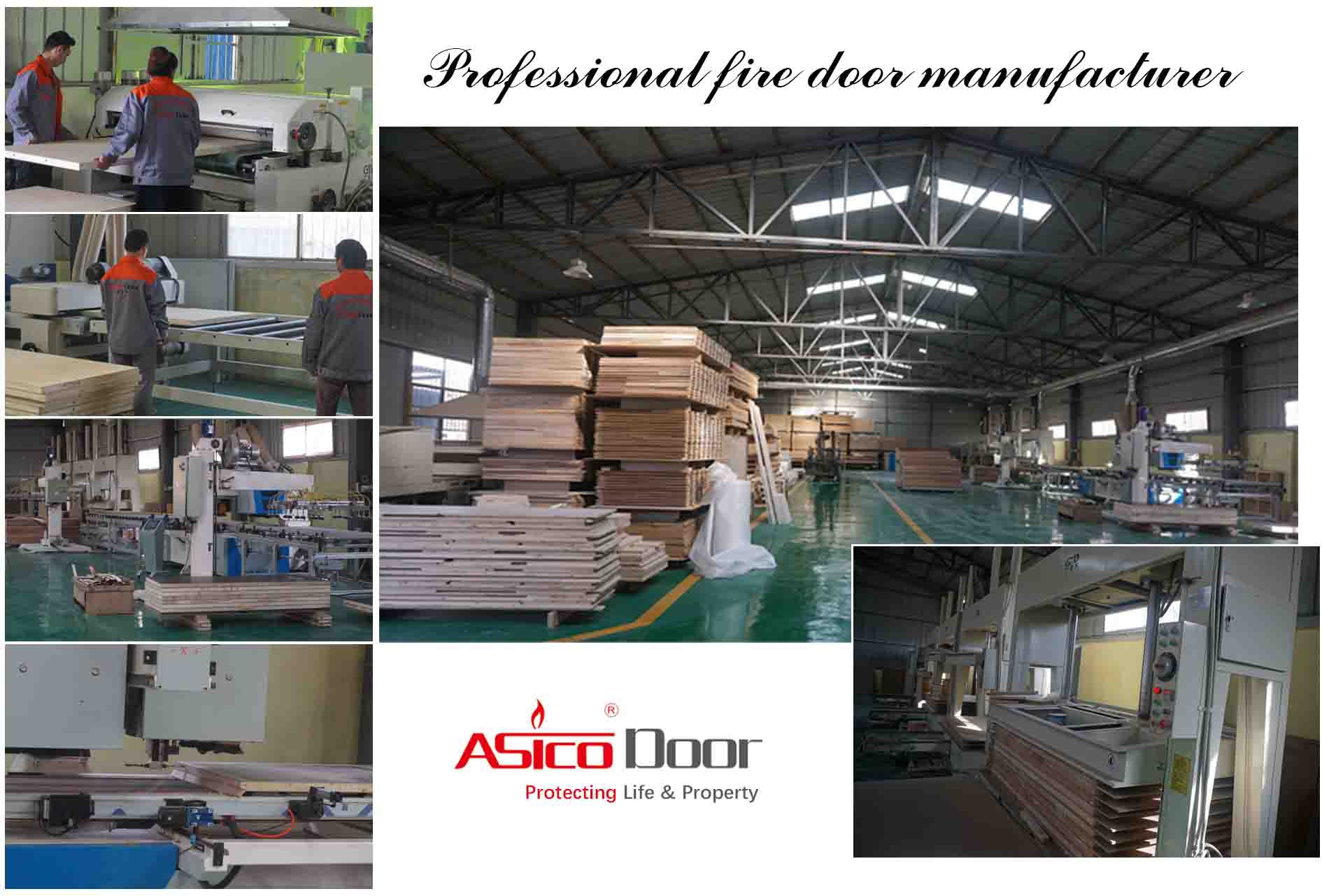asico 나무 방화문 manufactuer 공급 업체 (1)